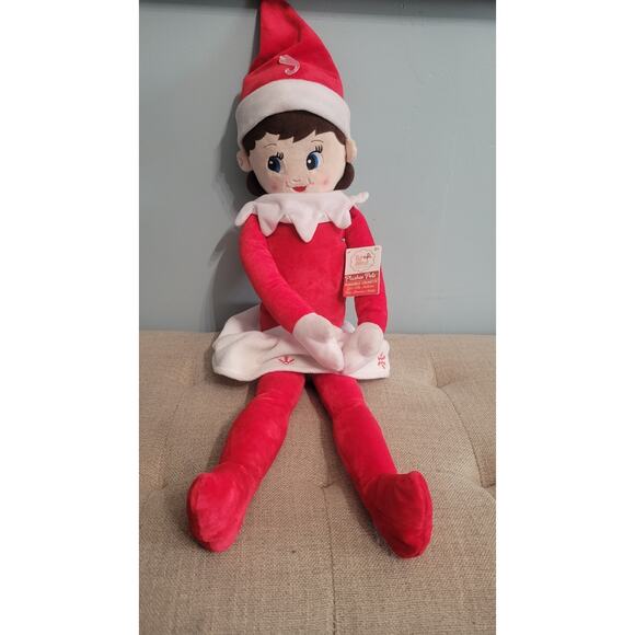 Elf on the Shelf Plushie Pet Girl Doll – 32” Large Christmas Plush with Tag - Picture 1 of 8